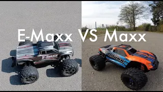 Traxxas Maxx versus E-Maxx Brushless