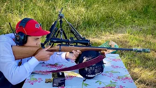 Steyr Mannlicher Zephyr II 22 WMR vs Milk jugs at 80 yards