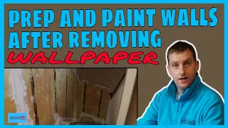 How to prep &  paint walls after the wallpaper has been removed.