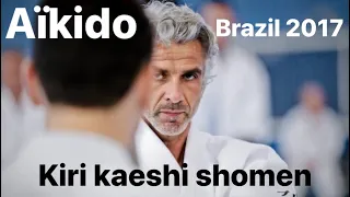 Aikido - bruno gonzalez  working on Kiri Kaeshi, Brazil 2017