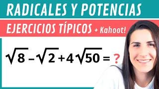 POTENCIAS Y RAÍCES 🔢 Ejercicios Típicos