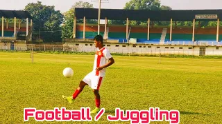 Soccer / Football Juggling practice / D silva