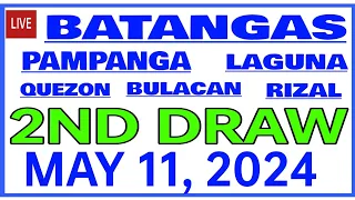 Stl results today 2nd DRAW May 11, 2024 stl batangas