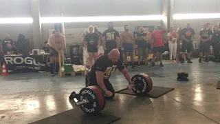 JF Caron 805lbs/365kg Deadlift for 7 reps