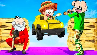 Mis AMIGOS EXPLOTAN...😂 SUPER COCHES vs RPG en GTA 5 💥😲 con SILVIOGAMER, PERMON y SOYDANY