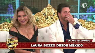 Laura Bozzo sorprende a Cristian Zuárez y a su esposa con una llamada desde Miami