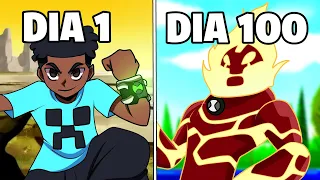 SOBREVIVI 100 DIAS NO BEN 10 OMNIVERSE MINECRAFT O FILME!