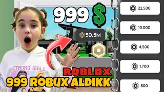 ELİF'İN HESABINA 999 ROBUX ALDIK VE AVATAR YAPTIK -- ROBLOX