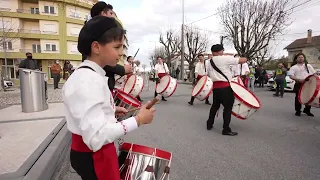 Grupo de Bombos da A.S.D.C.R. São Tiago Maior de Poiares-Ponte de Lima em Tondela- Viseu.