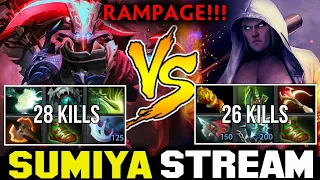 Rampage Juggernaut vs 1800 Critical Invoker | Sumiya Invoker Stream Moment 4113