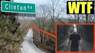 you will never believe what my drone found on Clinton road (world's most haunted road)