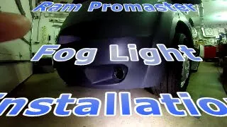 Ram Promaster fog light install and enable with AlfaOBD