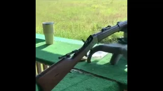 Argentine Remington Rolling Block at the range