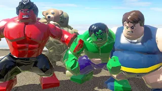 HULK VS BLOB & ABOMINATION & RED HULK - WHO WIN?