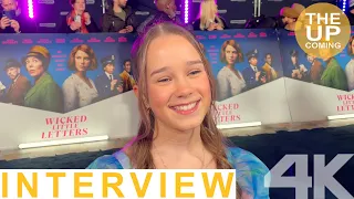Alisha Weir interview on Wicked Little Letters at London premiere