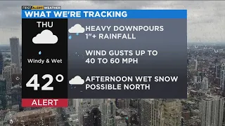 Chicago First Alert Weather: gusty rain coming tonight