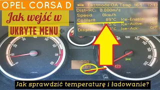 Ukryte menu Opel Corsa D - W liczniku i w radiu