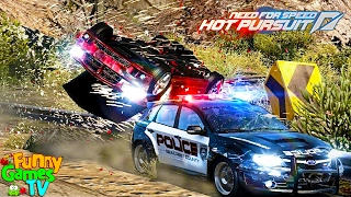 БЕШЕНЫЕ ГОНКИ видео про машинки тачки гонки полицейскую погоню Need for Speed Hot Pursuit