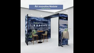 Best modular reusable trade show booth idea