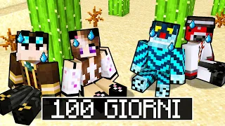 100 GIORNI IN MEZZO AL DESERTO SU MINECRAFT!!