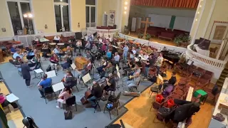 The Mozart Requiem in rehearsal—"Dies irae"