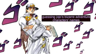 forcing my dad to guess ‘jojo’s bizarre adventure’ characters