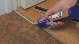 How to Install a T-molding - Glue Down