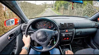 1997 Audi A3 8L [1.8 20V 125HP] | POV Test Drive #1146 Joe Black