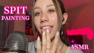 ASMR | 15 minutes of spit painting your face ❤️