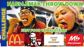 Fast Food In Malaysia | Nasi Lemak Challenge