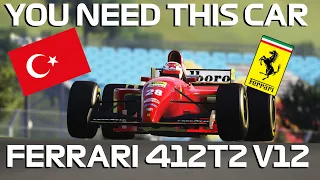 F1 Ferrari 412T2 V12 Istanbul Park Hotlap | F1 2021 Turkish GP Assetto Corsa