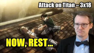 THE CHOICE IS MADE... || GERMAN watches Attack on Titan 3x18 - BLIND REACT-ANALYSIS