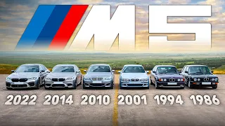 Wer ist schneller? Alle BMW M5 gegeneinander!