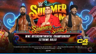 AND THE TRIPLE THREAT MATCH THAT IS GOING TO HAPPEN TODAY AND THE INTERCONTINENTAL CHAMPIONSHIP