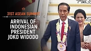 ASEAN 2017: Arrival of Indonesian President Joko Widodo