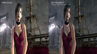 resident evil 4 HD project - BEFORE-AFTER Some Cutscenes Comparison