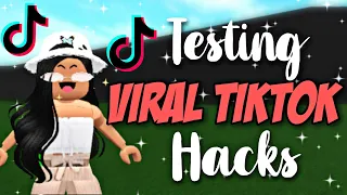 Testing VIRAL TIKTOK Building Hacks In Bloxburg To See If They Actually Work?! *they worked* ROBLOX