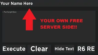 FREE SERVERSIDE EXECUTOR IN SECONDS (PREMADE AND EASY TO EDIT)