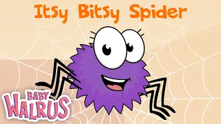 Itsy Bitsy Spider | Animated Nursery Rhymes & Kids Songs | Baby Walrus