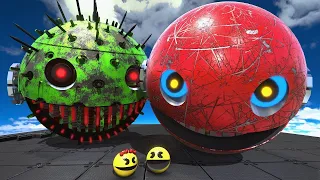 PACMAN ADVETURES COPILATION X27 PACKY | GIANT ROBOT SPIKE FIGHT !!