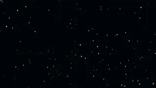 Colorful glitter particles background | 4K