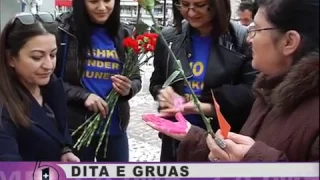 8 Mars 2017 ne Vlore. Proteste per te drejtat e grave