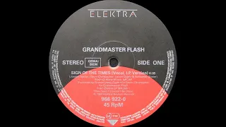 Grandmaster Flash - Sign Of The Times ( Elektra 1984 )