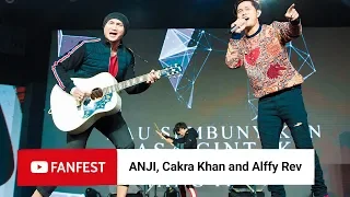 ANJI, Cakra Khan + Alffy Rev @ YouTube FanFest Jakarta 2018