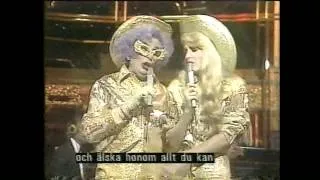 Jerry Hall & Dame Edna  - Stand By Your Man ,1989  720p