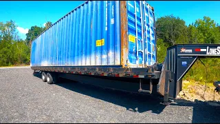 Buying and Leveling a shipping Container