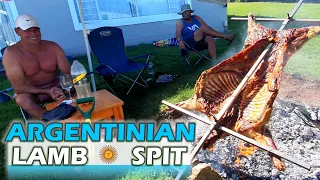 Argentinian Lamb Spit | Beautiful Lawn Removed