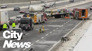 One person dead after crash on Gardiner Expressway