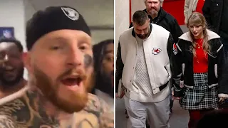 Max Crosby CALLS OUT Travis Kelce For Failing At Football Since Dating Taylor Swift (Chiefs Raiders)