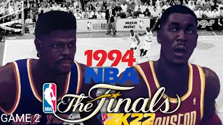 NBA CHAMPIONSHIP SERIES 1994 FINALS ROCKETS VS KNICKS GAME 2